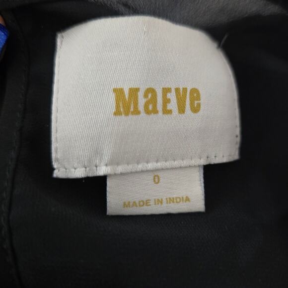 Anthropologie Maeve Embroidered Ruffle Tier Women's Summer Dress 0 - Picture 5 of 6